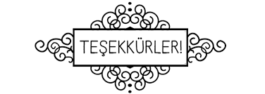 Teşekkürler